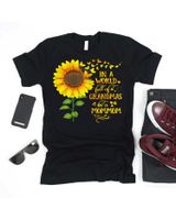 Womens In A World Full Of Grandmas Be A Mommom Mother's Day Shirt Unisex Standard T-Shirt black s